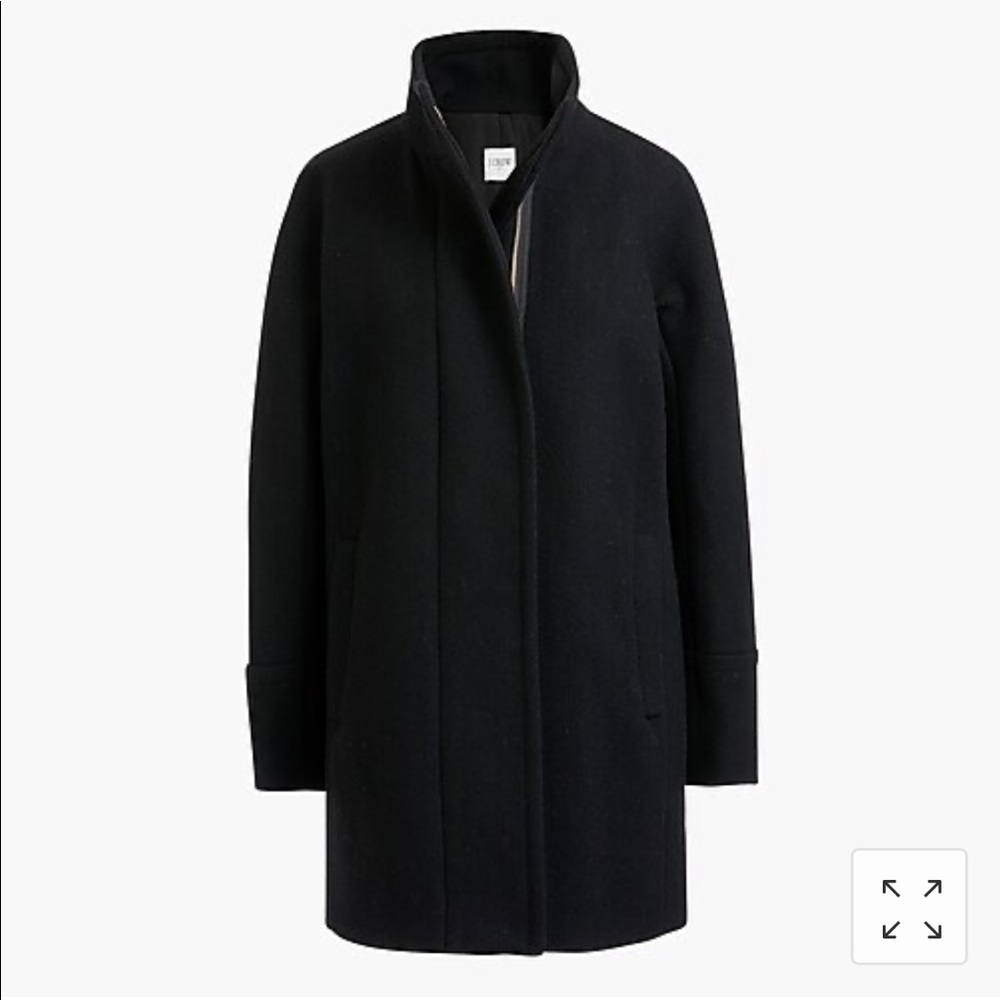 J.Crew Factory City Coat Black Size 2
